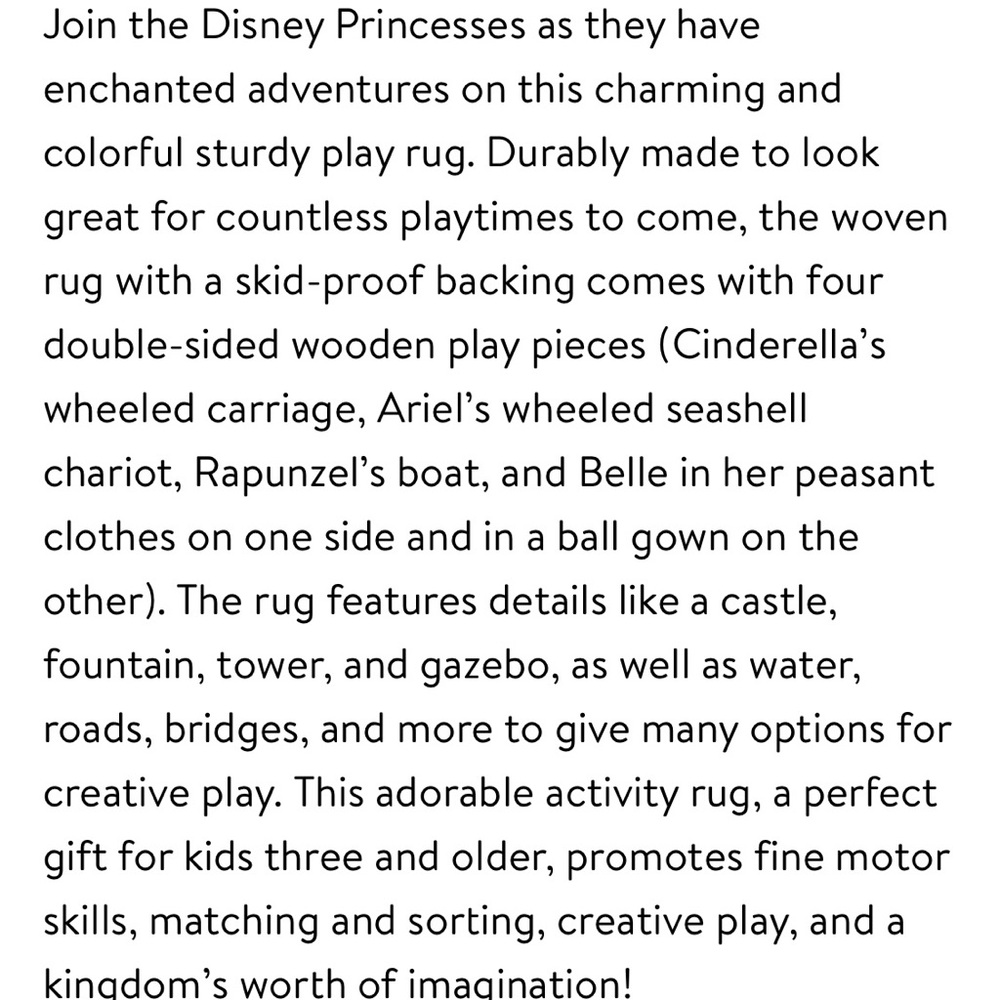 Melissa & Doug Disney Princess Rug Play Set - Picture 6 of 10